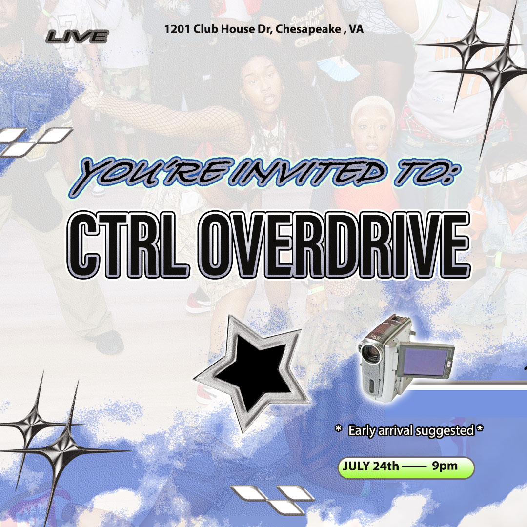 Flyer for CTRL OVERDRIVE