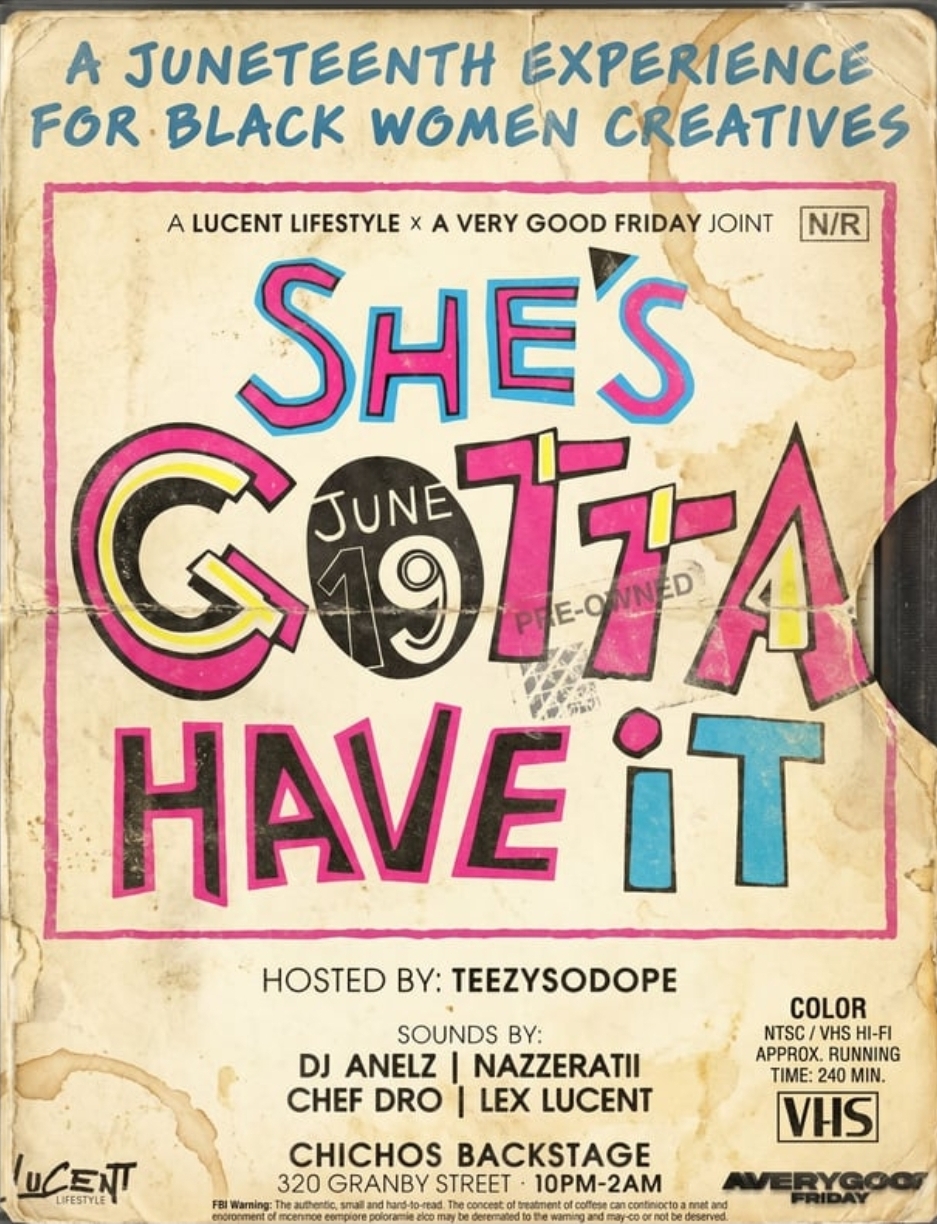 Flyer for She's gotta have it