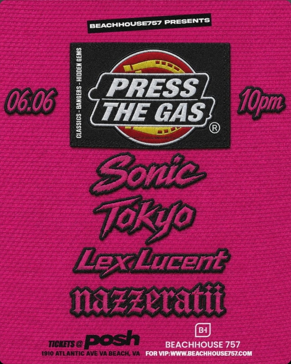 Flyer for Press The Gas