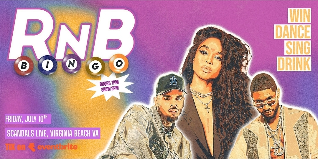 Flyer for R&B BINGO