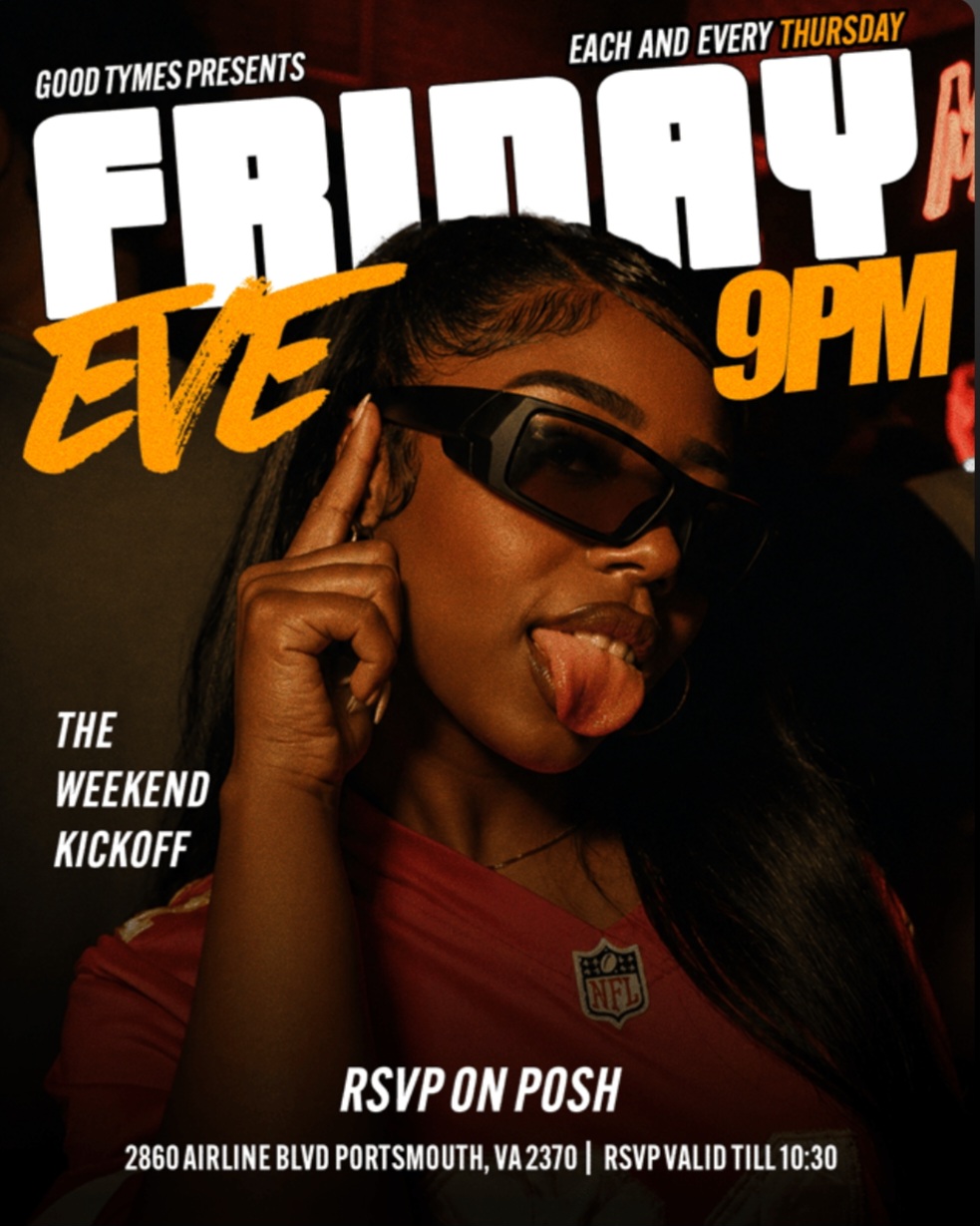 Flyer for FRIDAY EVE