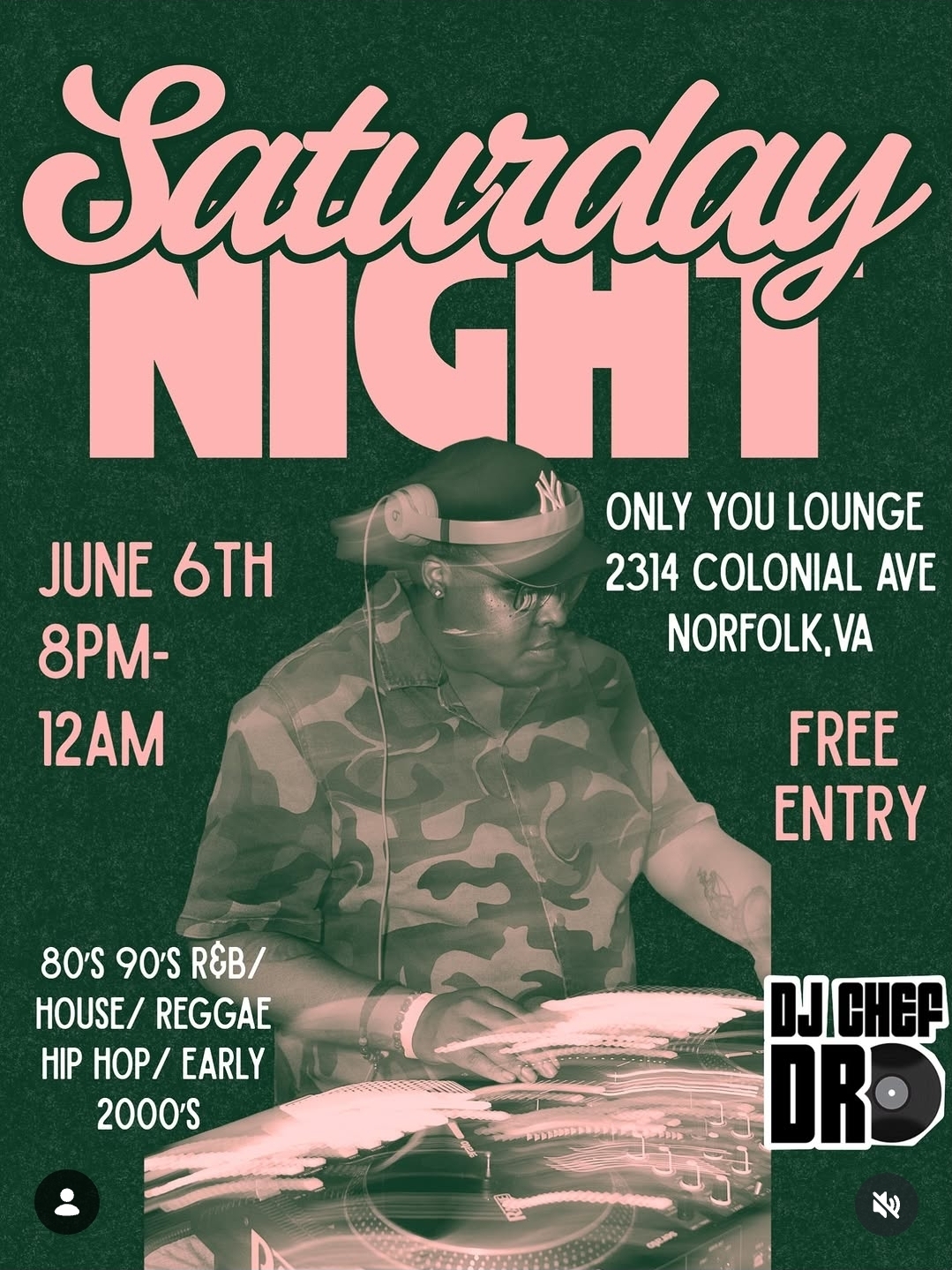 Flyer for Chef dro Only You
