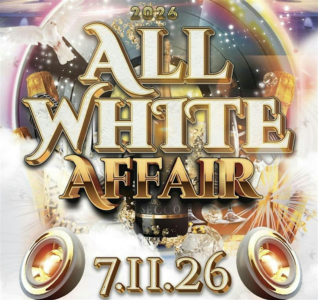 Flyer for All white affair