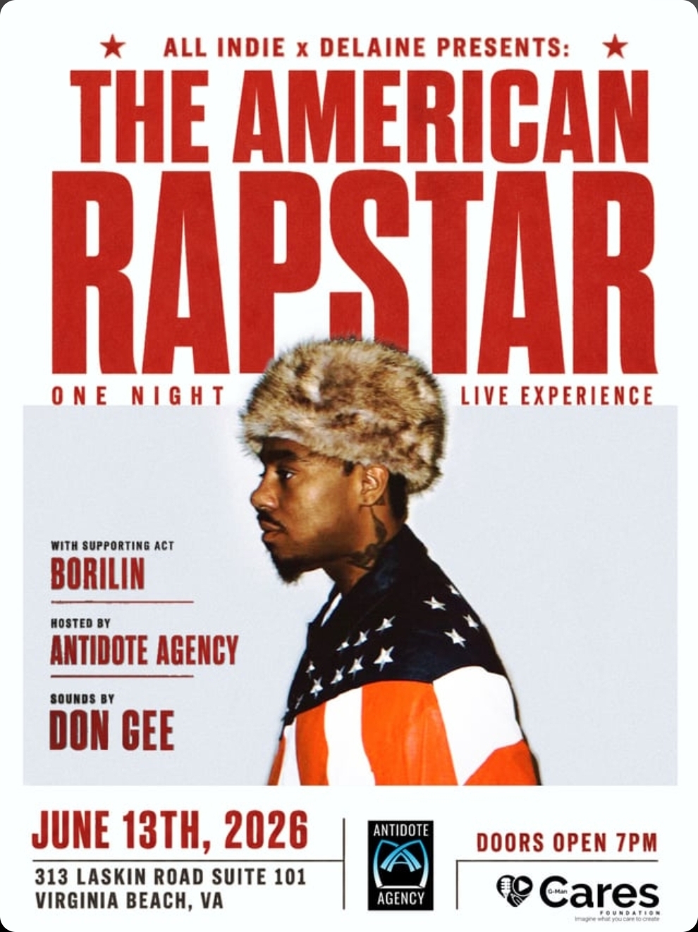Flyer for The American RapStar
