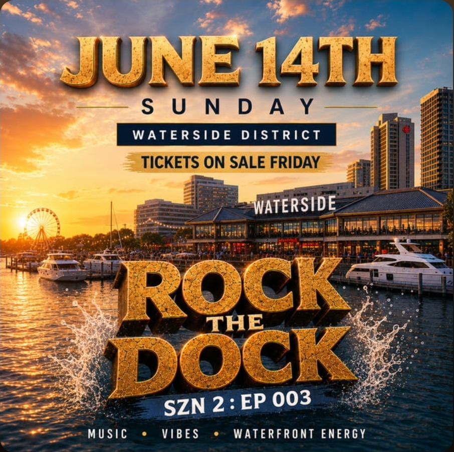 Flyer for ROCK THE DOCK