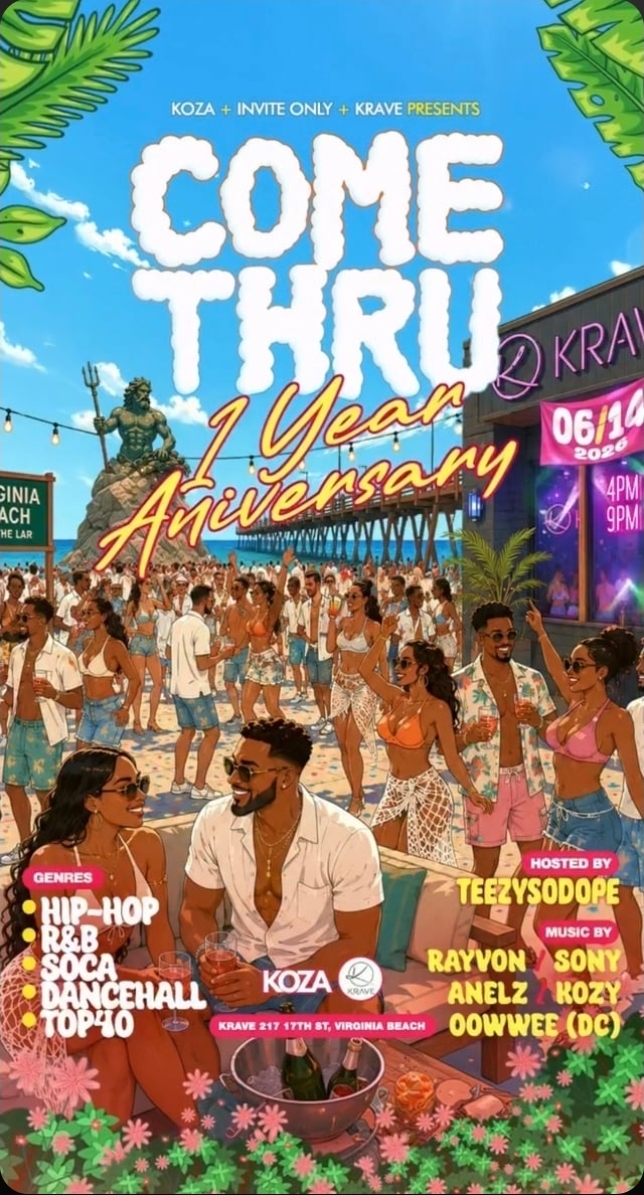 Flyer for Come Thru: Day Party